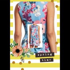 Vince Camuto Sleeveless Floral Dress